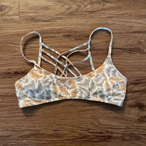 Crisscrossed bikini top